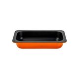 Lava Döküm 32x17 CM Dikdörtgen 1/3 Turuncu Gastronomi Küvet LV KV 3217 O