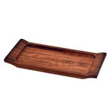 Lava Döküm Ahşap Servis Tepsisi, Iroko Ağacı. Ölçü 18X40CM. - 1 Adet