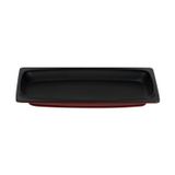 Lava Döküm Dikdörtgen Servis Tabağı Ölçü 30X15cm.-Bordo