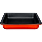 Lava Döküm GN 2/3 İç Renk Siyah Ölçü 35x32 cm Kırmızı Gastronorm Küvet