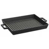 Lava Döküm Izgara Tava 26x32 cm Emaye Kaplama Fırın ve Ocak Kullanımına Uygun