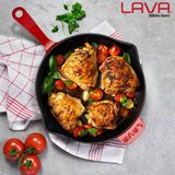 Lava Döküm Kızartma Tavası 28 cm Kırmızı Tava
