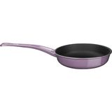Lava Döküm Kızartma Tavası, Metal Saplı. ÇAP(Ø)24CM. - Mor