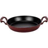 Lava Döküm Yuvarlak Sahan Döküm Demir Yekpare Çift Kulplu Çap 24CM Bordo, Lv Eco Y Tv 24 Shn B - Çok Renkli