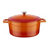 Lava Folk Çap 24 cm Turuncu Döküm Yuvarlak Tencere