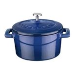 Lava Folk Serisi 10 cm Mavi Döküm Mini Tencere