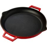 Lava Kırmızı 26 cm Metal Kulplu Yuvarlak Kızartma Tavası