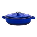 Lava LV Y ST3 28 YK3 B New Heritage Serisi Çok Amaçlı Döküm 28 cm Yuvarlak Mavi Yayvan Tencere