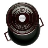 Lava Majolik Mor Metal Premium Serisi Döküm Çok Amaçlı 28 cm Yuvarlak Tencere