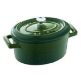 Lava Metal Oval Mini Tencere, Yeşil