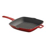 Lava Metal Saplı 26x26 cm Kırmızı Izgara Tava