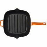 Lava Metal Saplı 26x26 cm Turuncu Izgara Tava