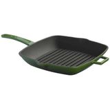Lava Metal Saplı 26x32 cm Yeşil Izgara Tava