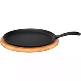 Lava Metal Saplı Ahşap Altlıklı Döküm Krep Tavası - 26 Cm