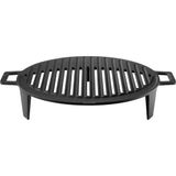 Lava Metal Silikon Kulplu Döküm Mangal IZGARASI,22X32 / Demir Döküm Cam Emaye Kaplama - Çok Renkli
