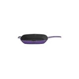 Lava Mor 28x28 cm Metal Saplı Grill Tava