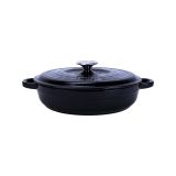 Lava New Heritage Siyah 28 Cm Basık Döküm Tencere