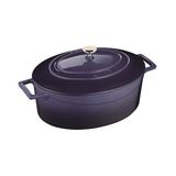 Lava Oval Tencere - Çap(Ø)29 cm. Mor