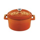 Lava Trendy 10 cm 0.35 lt Turuncu Döküm Mini Tencere
