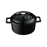 Lava Trendy 16 cm Siyah Yuvarlak Tencere