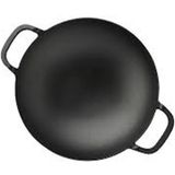 Lava Wok 38 cm Metal Kulplu Tava