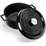Lava Yuvarlak 28 cm Derin Tencere Trendy - Siyah