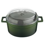 Lava Yuvarlak Tencere -Çap(Ø)24 Cm. Yeşil