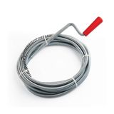 Lavabo Açma Sustası 3 Metre, Galvaniz Kaplama Yay Çeliği, Ergonomik Plastik Saplı, Lavabo ve Boru Tıkanıklığı Açma SGS971