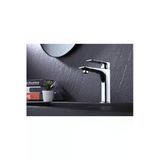Lavabo Bataryası Kare Modern Tasarım Banyo Bataryası Gümüş Renk