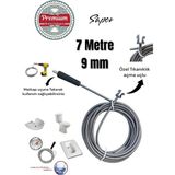 Lavabo Gider Açıcı 7 Metre 9 mm Matkap Özel Uçlu Kanal Susta ( Matkap Ucuna Takarak Kullanabilirsiniz )