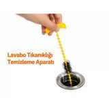 Lavabo Gideri Saç Ve Tıkanıklık Temizleme Aparatı | Gider Açıcı Temizlik Çubuğu | Banyo Ve Mutfak