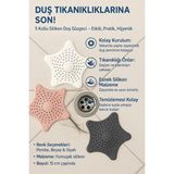 Lavabo Içi ve Duş Gideri Için Silikon 5 Kollu Yıldız Süzgeç - Seçenek 1 - Antrasit