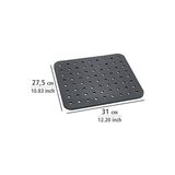 Lavabo Matı Kare Cam Gri Lavabo Matı, Ekstra Güçlü Gri - 0 Siyah - Option-1