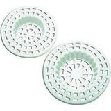 Lavabo Süzgeci 2'li Plastik Küvet Lavabo Süzgeç ROYALEKS-Y-214 - Tek Ebat