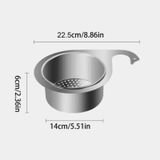 Lavabo Süzgeci Kuğu Tasarımlı Paslanmaz Lavabo Süzgeç Drenaj Sepeti - 24242422580sa Metal