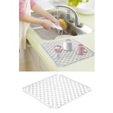 Lavabo ve Buzluk Matı, Kaydırmaz Lavabo Kurutma Halısı 33x33 Cm