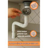 Lavabo Ve Evye Sifonu 150 Cm Körüklü Lavabo Evye Hortumu Pis Su Gideri Borusu