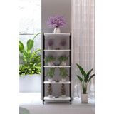 Lavanta 5 Katlı Metal Çiçeklik Saksılık Standı 150 Cm Dekoratif Bitki Rafı Balkon Salon Bahçe Çiçek Standı