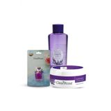 Lavanta Araç Kokusu + 250 ml Lavanta Kolonyası + 125 ml Lavanta Kremi