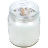 Lavanta Kokulu Taneli Dekoratif Ahşap Fitil 200 Ml Kutulu Hediyelik Kavanoz Mum