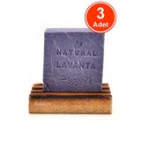 Lavanta Yağı Sabunu El Yapımı Doğal 120 G x 3 Adet