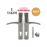 Lavanta Yale Kapı Kolu Nikel İnox Dış Kapı Kolu Aynalı Sağa Sola Uygun Ön Arka Dış Kapısı 1 Takım