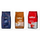 Lavazza 3 Adet 1 kg Çekirdek Kahve Efsane Karışık Set Yoğun Aroma Sunar