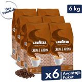 Lavazza Crema E Aroma Çekirdek - Kahverengi -1koli - 1kg X6 Ad - 6 kg