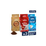 Lavazza Decaf My Easy Day Classico, Qualita Oro 100% Arabica, Qualita Rossa Filtre Kahve 250 Gr | Üçlü Avantajlı Paket