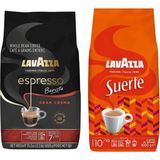 Lavazza Espresso Barista Gran Crema, Suerte Çekirdek Kahve 1 kg | 2'li Paket - 2 kg