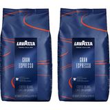 Lavazza Gran Espresso Çekirdek Kahve 1 Kgx2 Adet - Çekirdek (Öğütülmemiş)