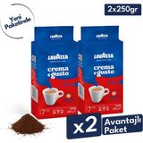 Lavazza Gusto Filtre Kahve 500 gr Dengeli Lezzet İtalya Menşeli İki Paket