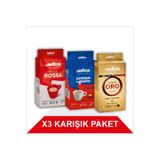 LavAzza Qualità Oro + Crema e Gusto + Qualità Rossa Filtre Kahve (250gr) 3'Lü Paket