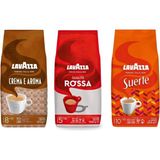 Lavazza Qualità Rossa + Suerte + Crema E Aroma Çekirdek Kahve 1kg | 3'lü Paket - 3 kg
